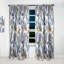 Fantasy Flowers Paisley Semi-Sheer Thermal Rod Pocket Single Curtain Panel-1034785838