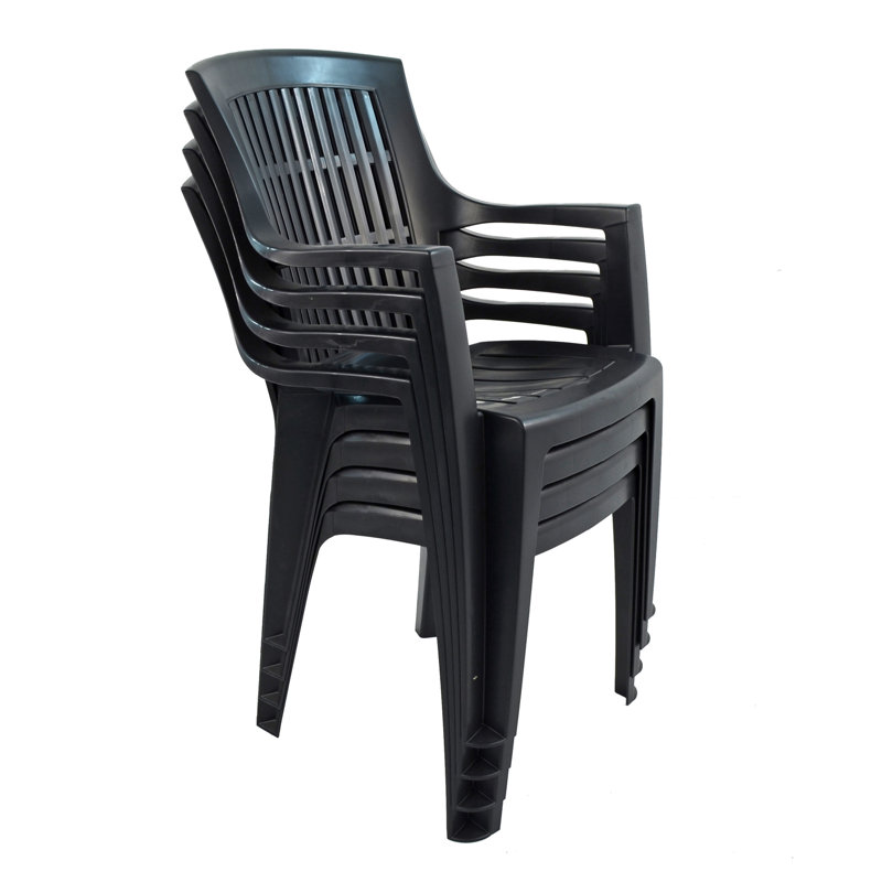 Stack Garden Chair, Anthracite