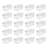 Sterilite Plastic Clear Stackable Latching Storage Box Container
