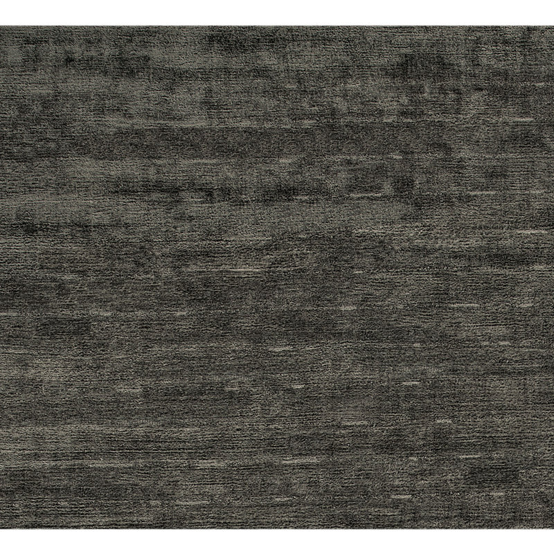 Tapis brun noué à la main de haute qualité, Rectangle 8 pi x 10 pi