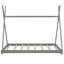 Lit plateforme House avec structure triangulaire-1747205201