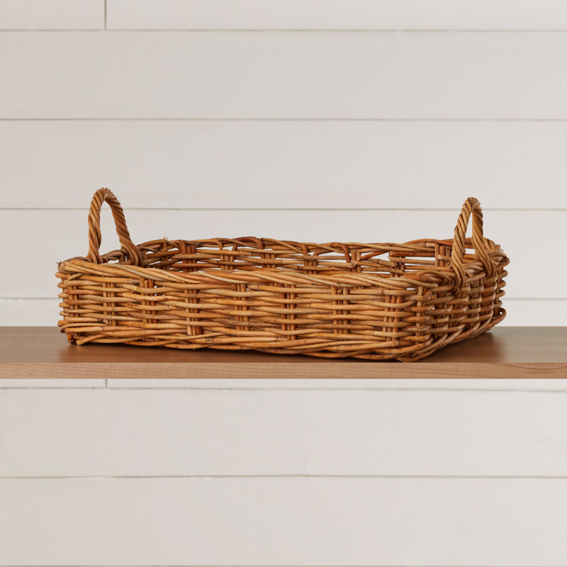 Lily Manor Beaubien Wicker Decorative Basket