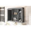 Armoire de salle de bain 35 po x 27,5 po, à fixation murale, grise, fonctionnelle, 35 po x 27,5 po, polyvalente-1716264003