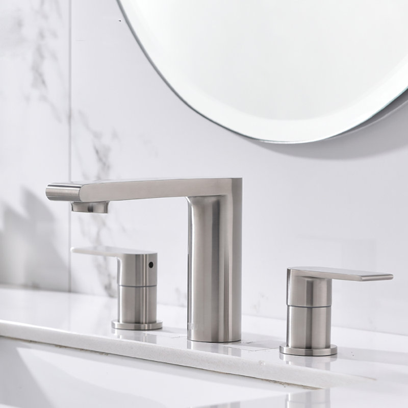 Robinet pour salle de bain espacé à poignées doubles Lavender