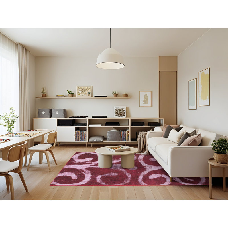 Tapis abstrait moderne 1363, Rectangle 7 pi x 9 pi