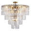 This Exquisite Chandelier Is In An Antique Bronze Finish. The Frame Is Made Out Of Metal, And It Comes With Clear Acrylic Hanging Links. The Rod Link Can Be Adjustable. You Can Create A Timeless Feel While Using Modern Forms-545796935