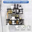 Serviteur de douche en acier inoxydable à fixation adhésive Lilliaunna