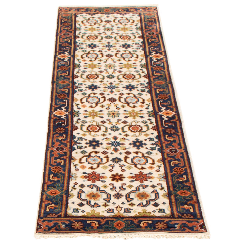 Tapis crème Kirandeep Heritage 2 pi 7 po x 7 pi 11 po