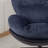 Sarmiento Chenille 360 Degree Rotation Swivel Accent Chair with Metal Base-291260421