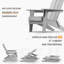 Chaise Adirondack pliante Ghazali-1309972098