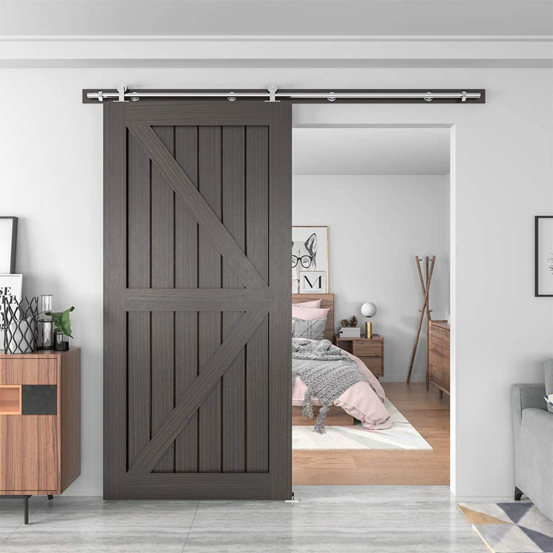 Ensemble de quincaillerie standard pour porte de grange simple, 79,2 po
