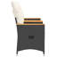  Canapé inclinable de jardin en PE rotin noir 2 places-2033027989-2033027994