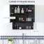 Armoire à pharmacie murale, miroir de salle de bain avec portes doubles et tablettes de rangement