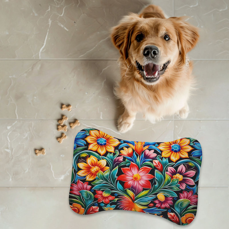 Tapis mexicain en forme d'os 1 pièce