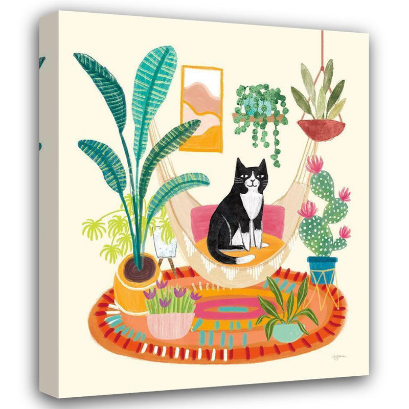 Alcott Hill® Urban, galerie d'art sur toile tendue Mary: Urban Jungle VII Spring