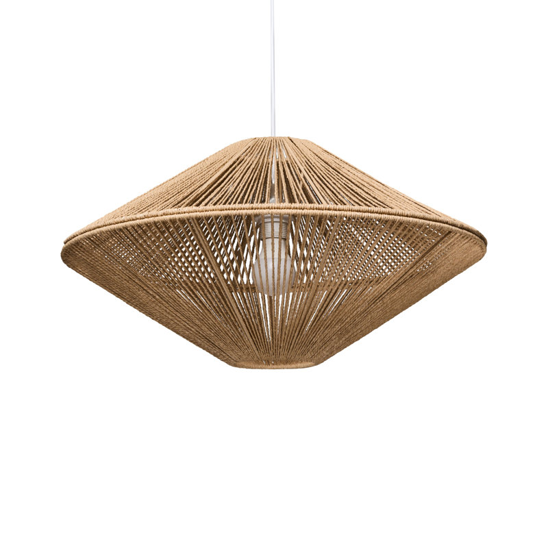 1 - Light White Cylinder Pendant