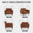 38“ Wide  Oversized Upholstered Armchair Accent Chair Faux Leather  -1188543901