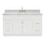 Ensemble de meuble-lavabo simple 61 po avec miroir Partham-70315860