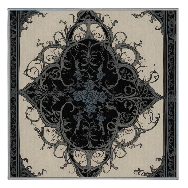 Enchanted Grace Rug, Square 4'