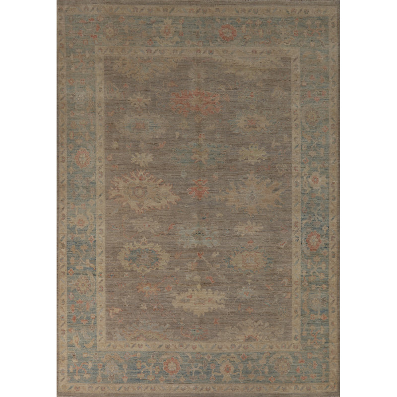 Vegetable Dye Oushak Turkish Area Rug 8x10
