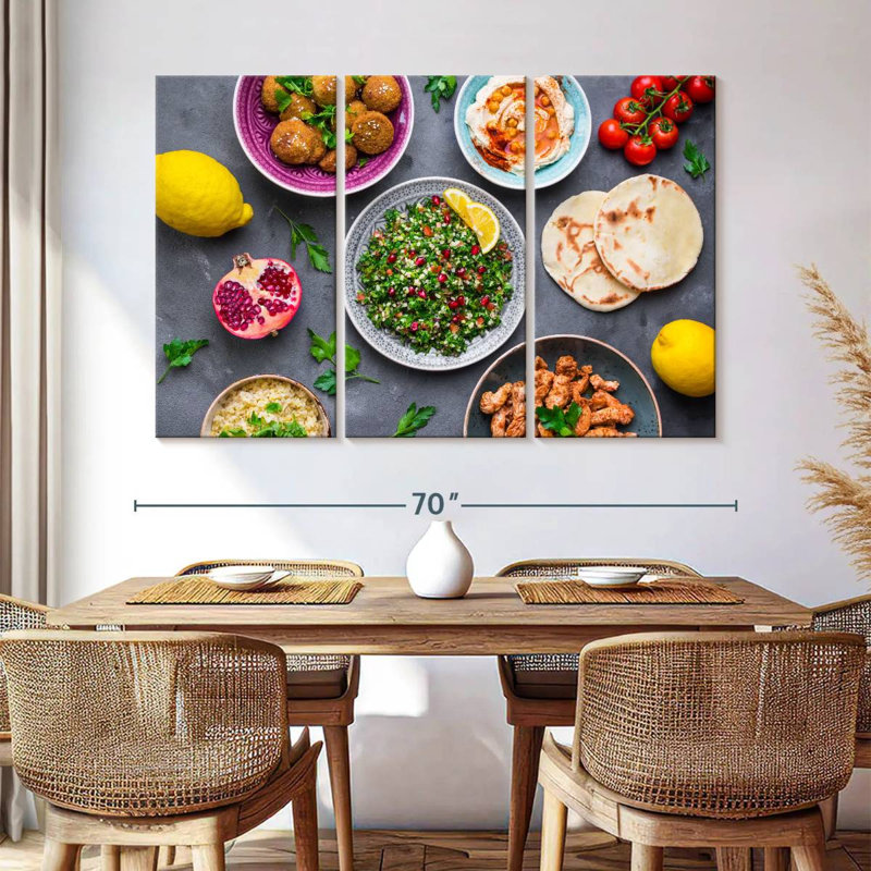 Yarlin Middle Eastern Feast, 42" H x 65" W