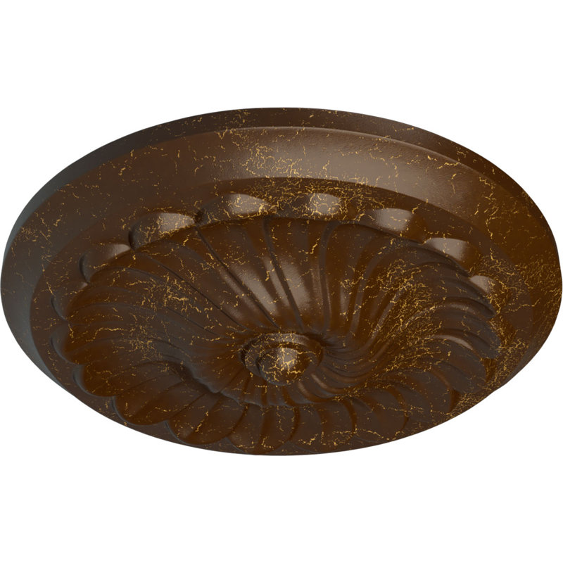 Médaillon de plafond en spirale Endurathane, Craquelure racinette