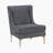 Holverson 28" Wing Back Chenille Chair-524370553