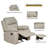 35.5" Wide Faux Leather Manual Standard Recliner-116484194