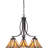 Lalaine 3 - Light Steel Dimmable Chandelier