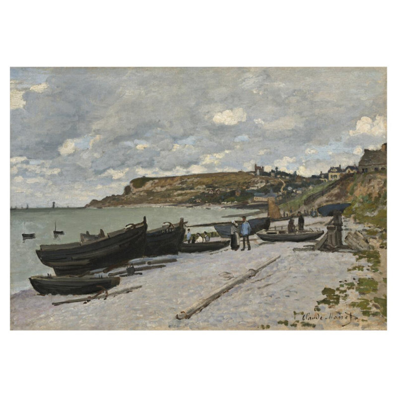 «Sainte-Adresse» par Claude Monet - Estampe numérique, H 32 po x l 40 po