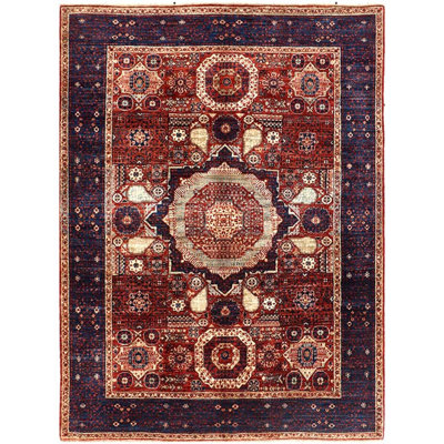 Wool Oriental Area Rug in Yellow
