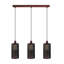 Jenessa 3 - Light Rustic Red Kitchen Island Pendant-330085554