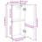 vidaXL Cabinet Bath Storage Cabinet Bathroom Unit Washroom Cupboard with Shelf-1972182721