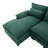 Chenille Sectional Sofa with Double Chaises-948247680