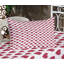 Drap-housse et coussin décoratif Ambesonne Vintage Valentine blanc cassé vermillon-106788446