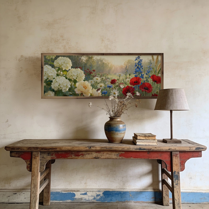 Americana Garden, 12" H x 36" W