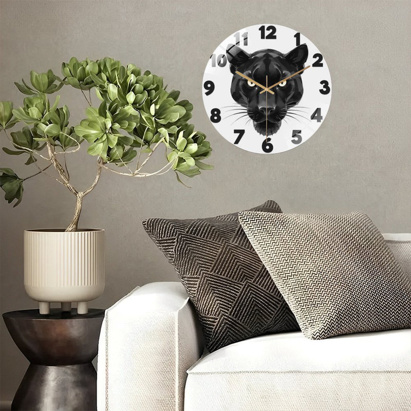 Horloge murale 12 po Black Panther