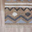 Tapis brun / bleu en jute / coton tissé à plat à la main Koschig-24399585