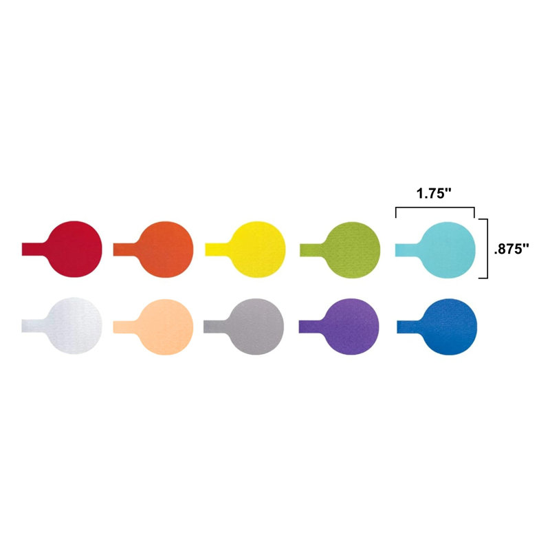Circle Cable Label 10/pk