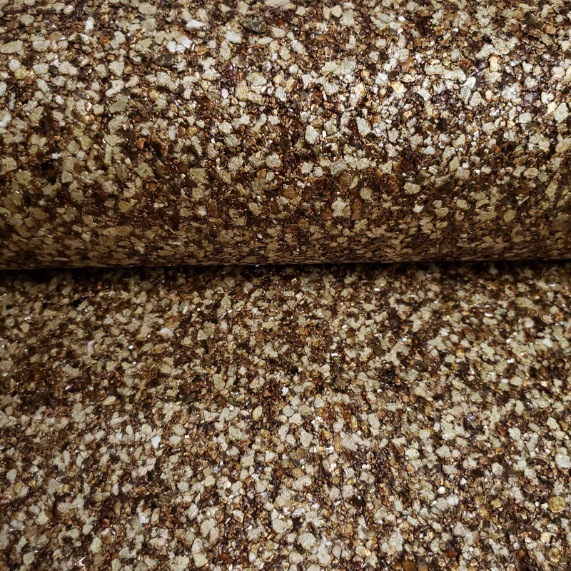 Papier peint mica naturel Gardiner, Bronze/Doré