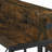 59 inch bar table, dining table, sofa table with power socket and LED light, 3 saddle stools, 4-piece bar table and chairs set for living room, dining room and kitchen-2035753760