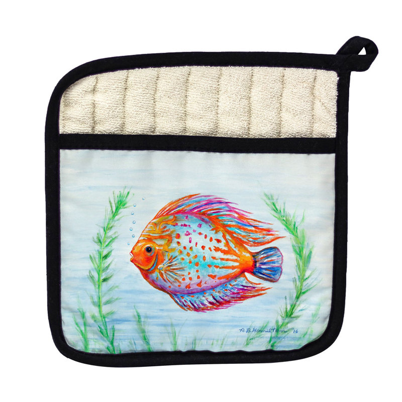 Cuisinier poignée poisson betsy drake interiors