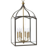 Jeremie 6 - Light Lantern Rectangle Chandelier