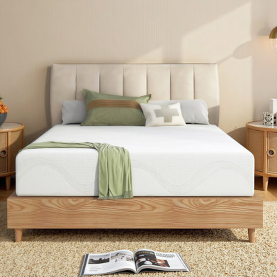 Cooling Gel Memory Foam Mattress - Dual-Layer Support, Removable Washable Cover, Bed-in-a-Box - Ideal for All Sleep Positions