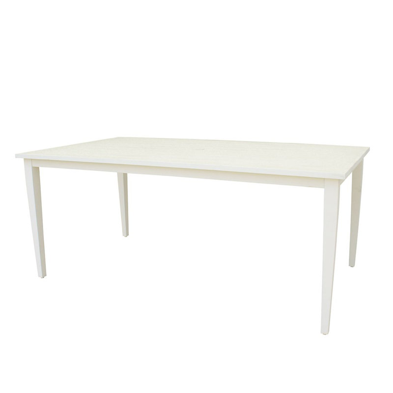 Tribeca Outdoor Dining Table, White