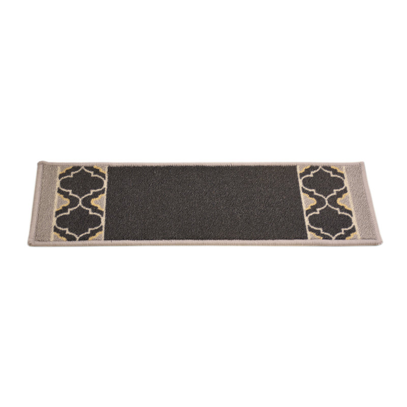 Tapis d'escalier Aramie, Black, 8 Pieces Included