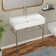 Sarlai 31.5" Ceramic Console Sink Rectangular White Console Bathroom Sinks with Overflow