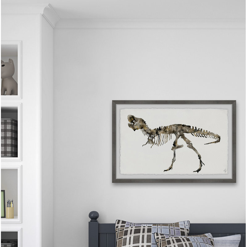 «T-Rex Fossil» de Brooten, reproduction encadrée, H 20 po x l 30 po x P 1,5 po