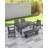 SeeHill HDPE Outdoor Bench, 55" Patio Bench Outdoor Furniture, Poly Lumber Adirondack Bench, Fade-Resistant Garden Bench, All Weather HDPE Bench for Park, Poolside, Garden, Porch-544034503