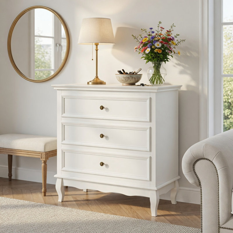 Commodes décoratives avec 3 tiroirs
